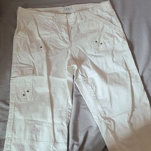 White petite pants